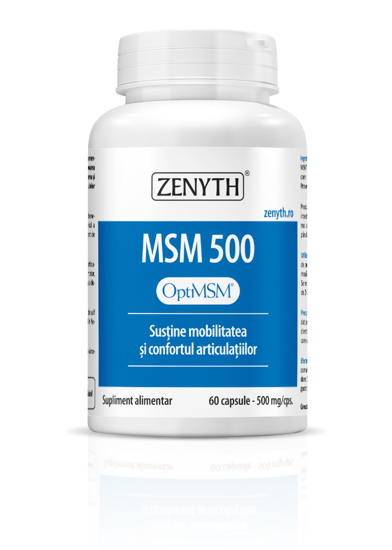 MSM 500 mg, Zenyth, 60 cps