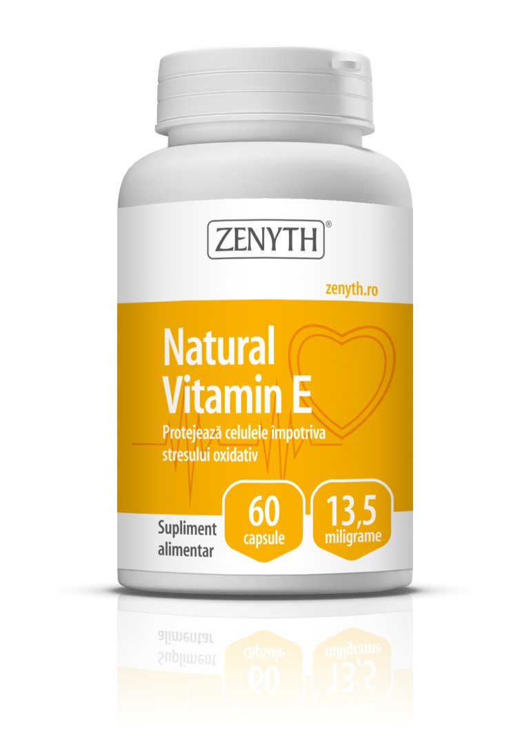 Natural Vitamin E (60 capsule x 13,5 mg) - ZENYTH