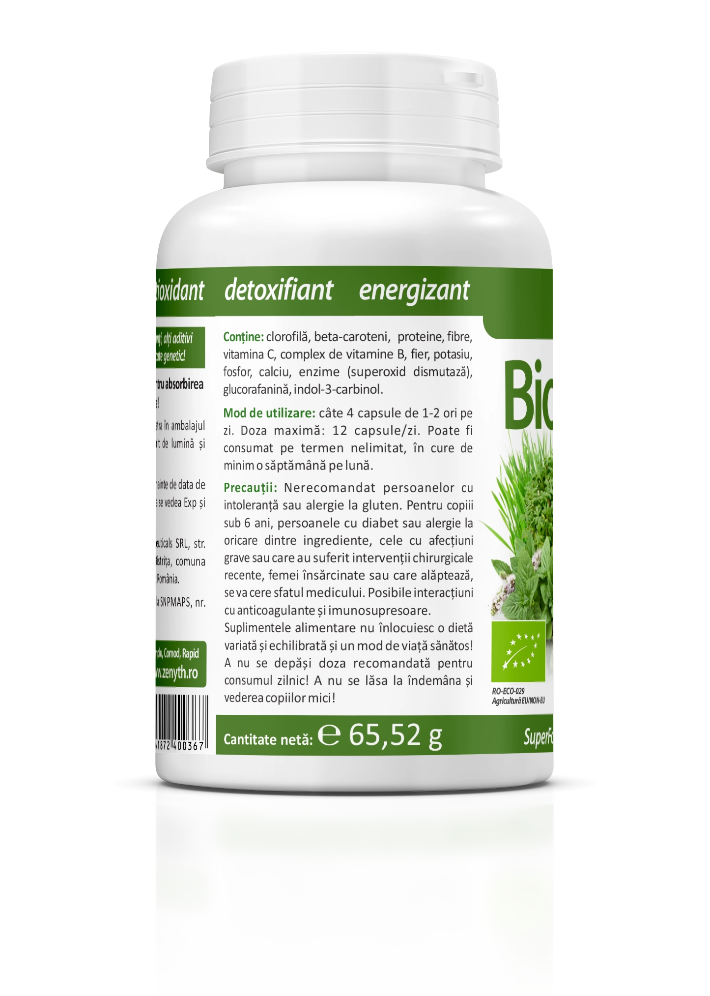 BioGreens, 120 capsule - imagine 3