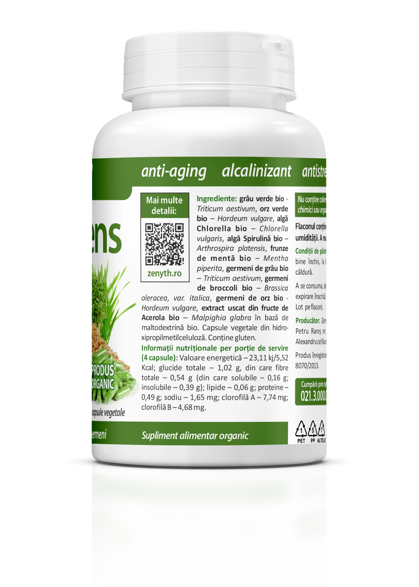 BioGreens, 120 capsule - imagine 4