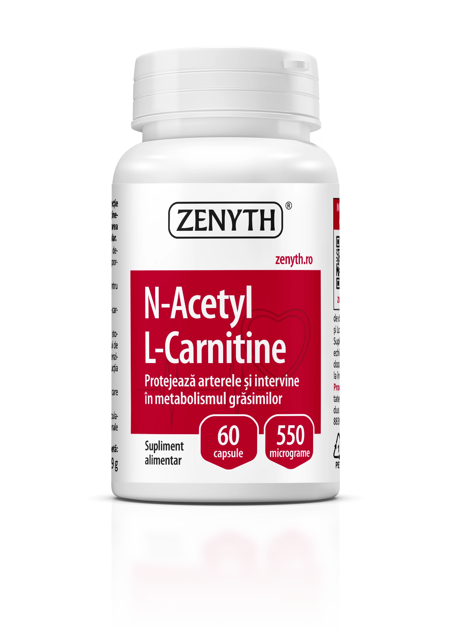 Carnitina 550 mg, 60 capsule