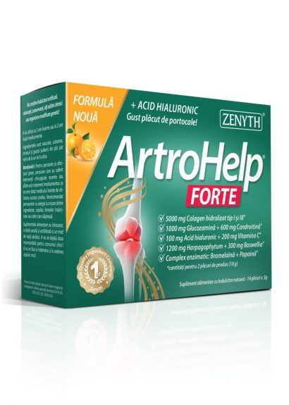ArtroHelp Forte 14 plicuri NEW - Fata