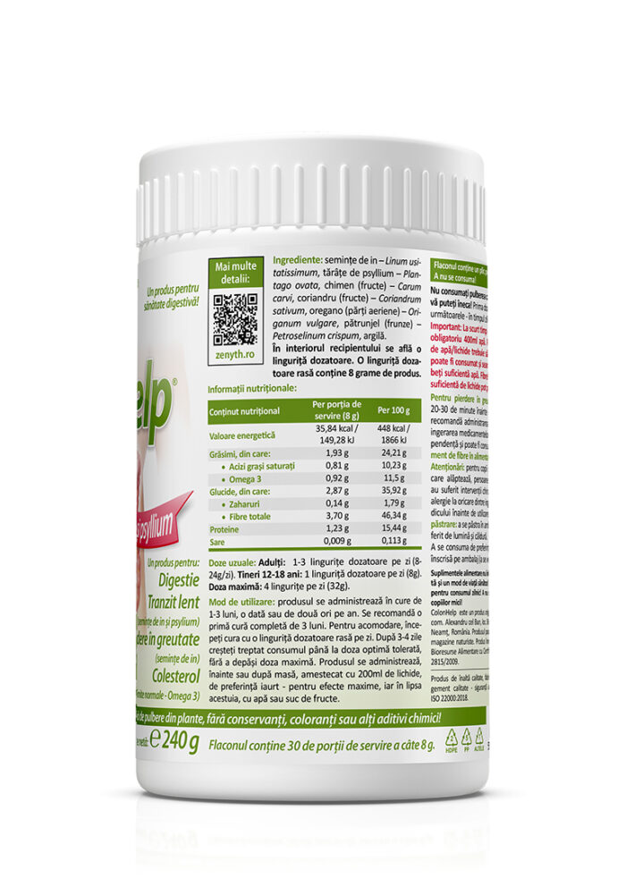ColonHelp, 240 g pulbere | Zenyth
