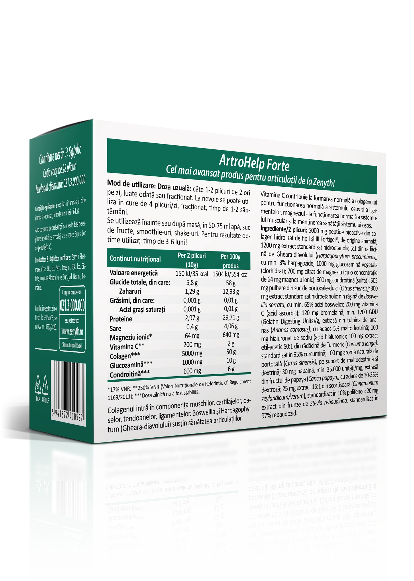 ArtroHelp Forte, 28 plicuri x 5 g - imagine 4