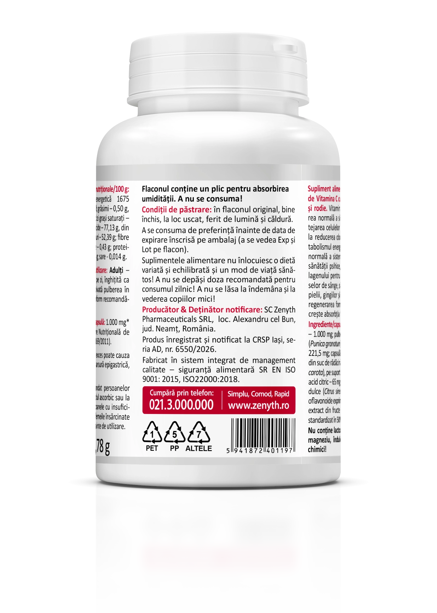 Vitamina C Rodie 60 CPS