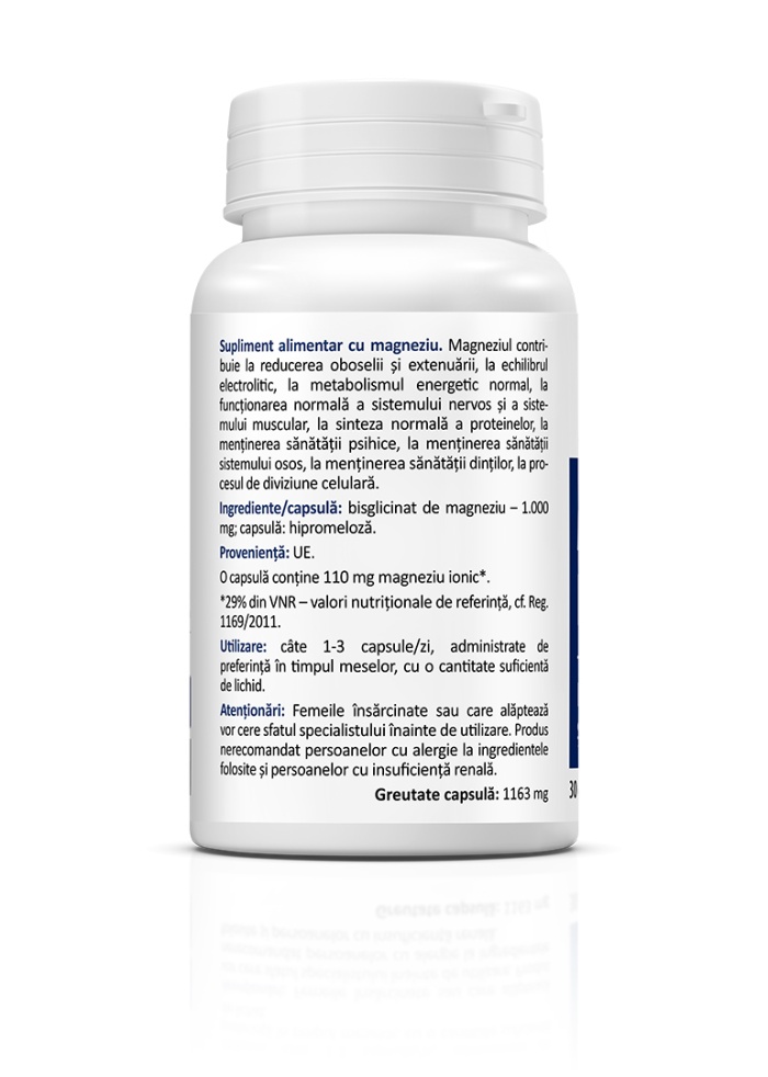 Magneziu Bisglicinat 30 capsule Zenyth