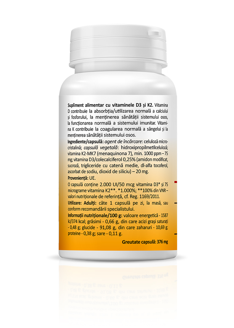 Vitamin D3 + K2 Text 01