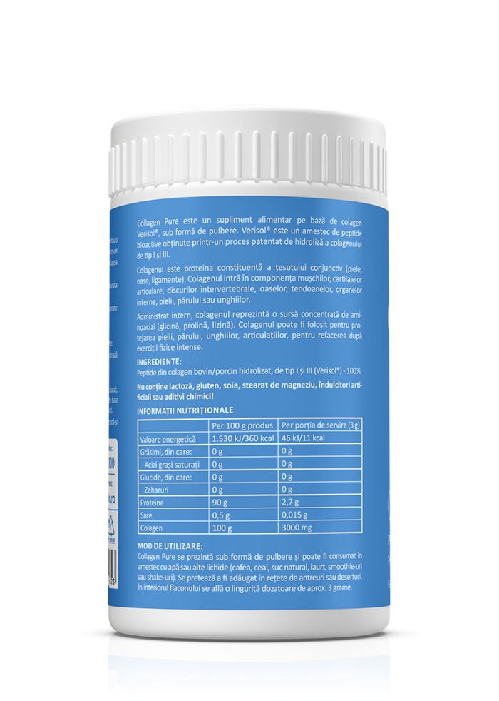 Collagen Pure, 150 g pulbere | Zenyth
