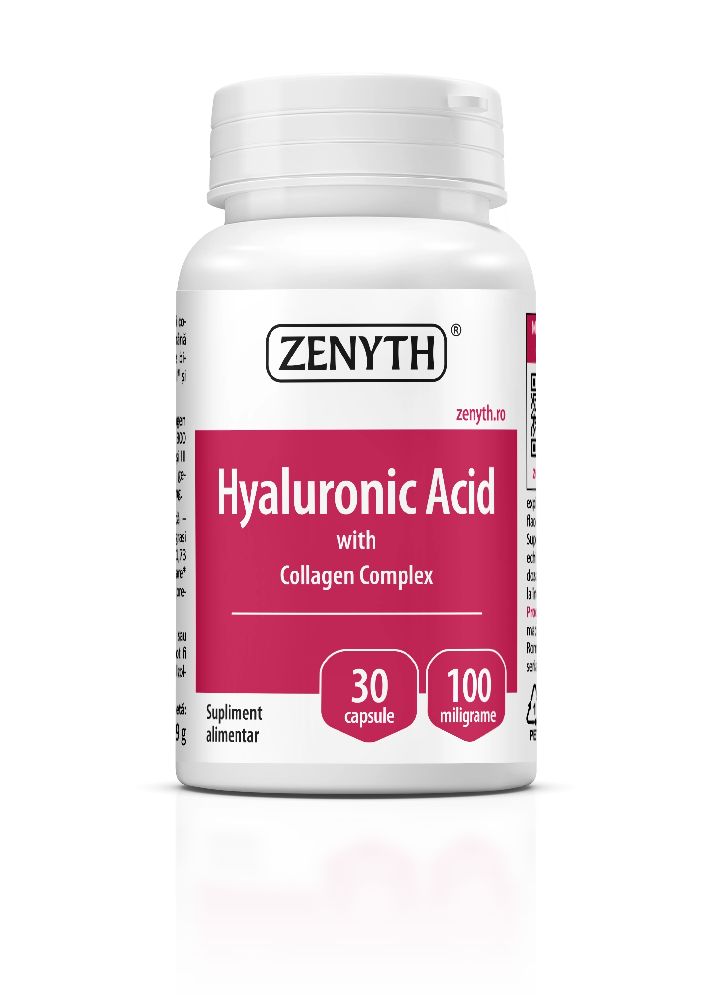 Acid hialuronic și Colagen complex, 30 capsule - imagine 2