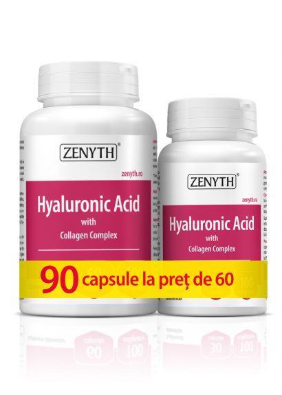 Hyaluronic Acid with Collagen - pachet 90cps la pret de 60