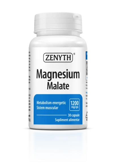 Magneziu Malat 1200 mg, 30 capsule