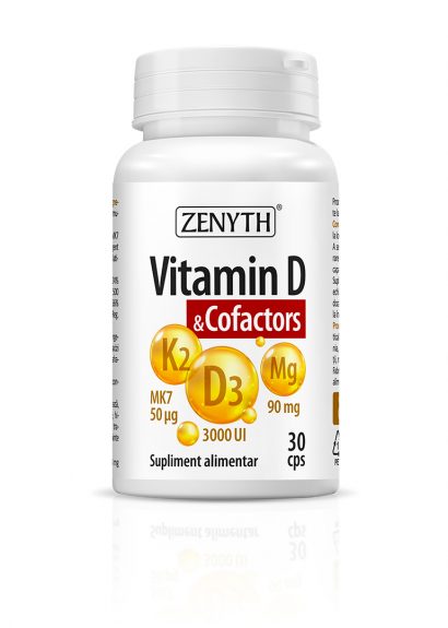 Supliment alimentar Vitamina C + D3 + Zn 60 capsule Zenyth