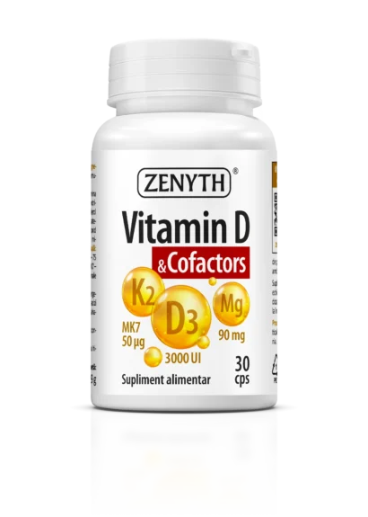 Vitamina D si Cofactori, 30 capsule