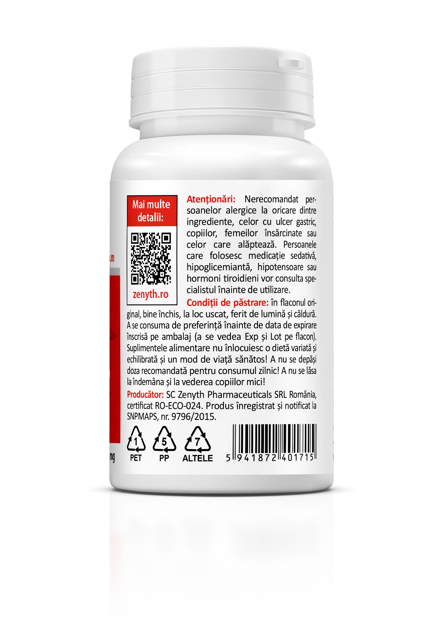 Ashwagandha KSM-66 300 mg, 30 capsule