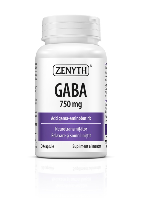 GABA 750 mg, 30 capsule | Zenyth