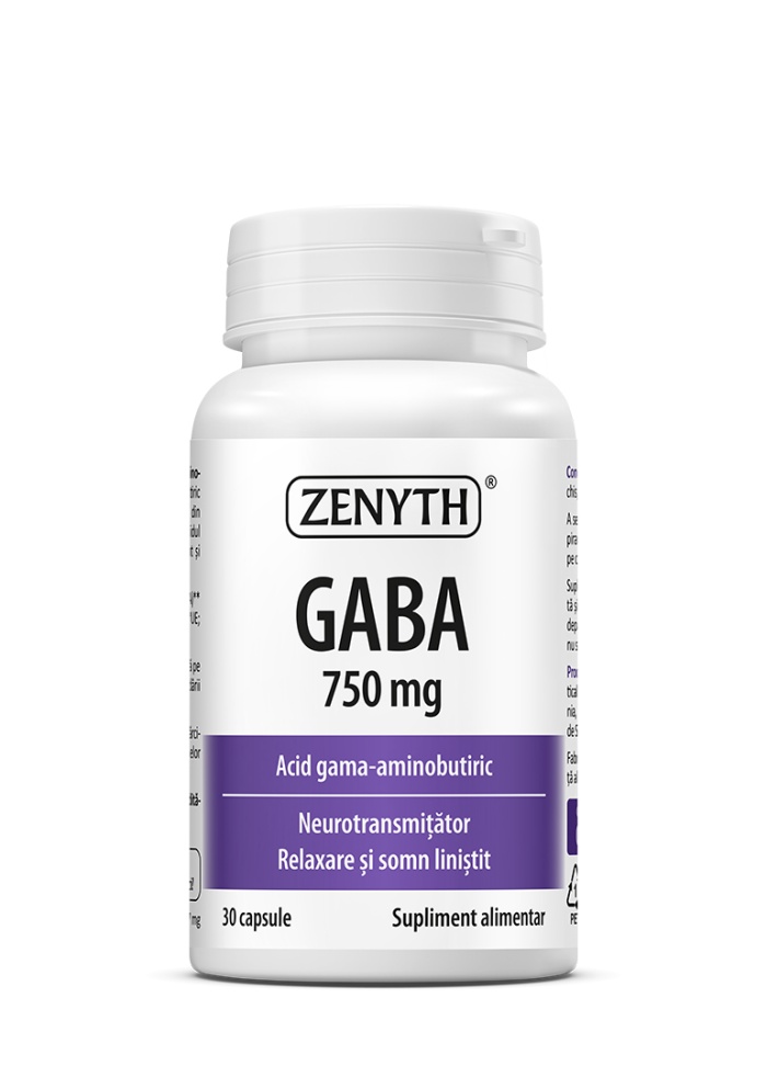 GABA 750 mg, 30 capsule | Zenyth