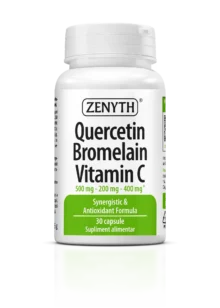 Quercetina Bromelaina Vitamina C, 30 capsule