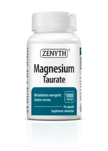 Magneziu Taurat 1000 mg, 30 capsule