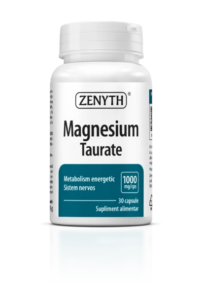Magneziu Taurat 1000 mg, 30 capsule