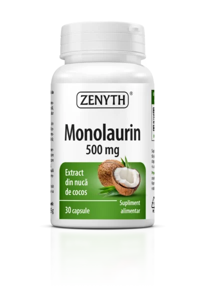 Monolaurin 500 mg, 30 capsule