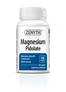 Magneziu Pidolat 550 mg, 60 capsule
