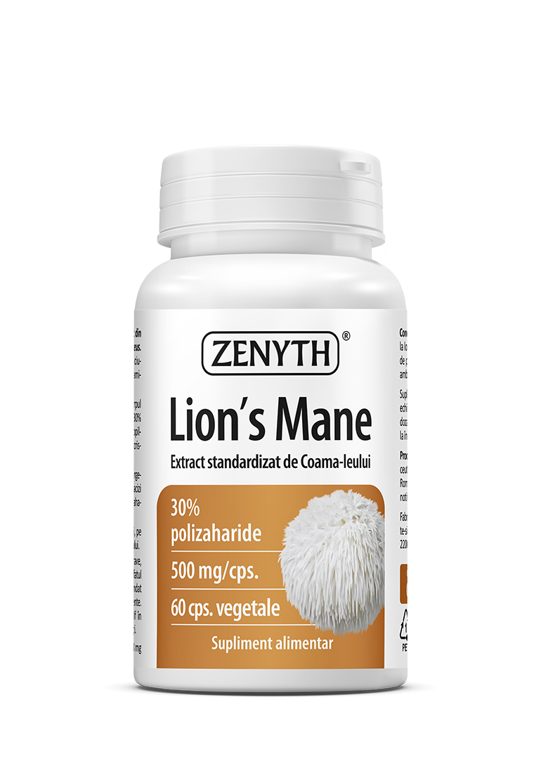 Lion's Mane 500 mg, 60 capsule | Zenyth