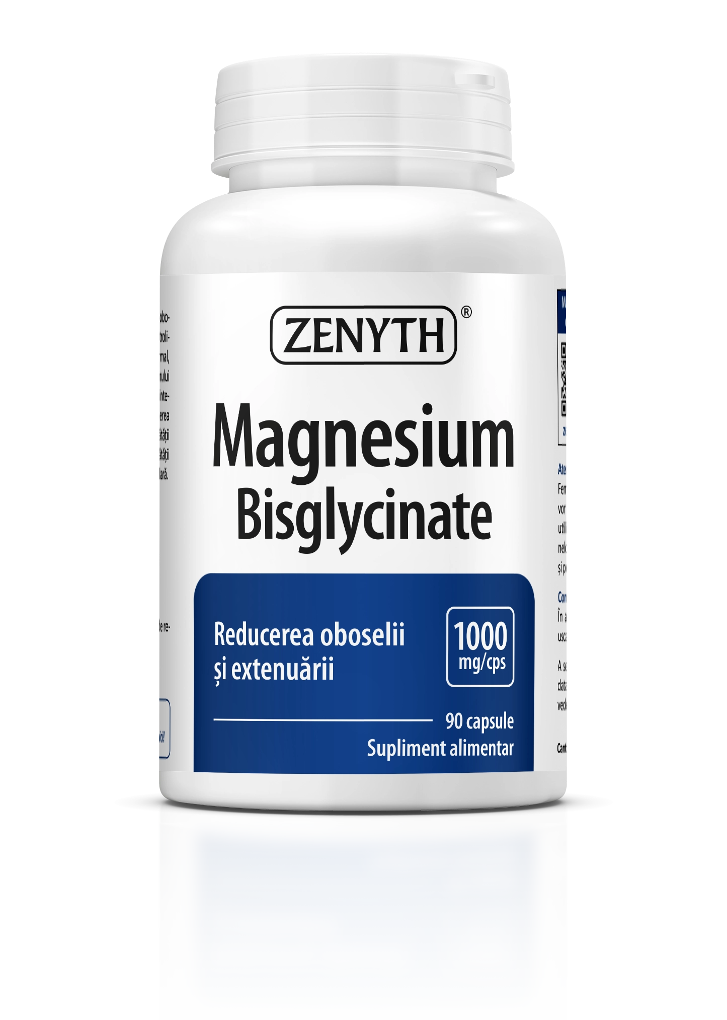 Magneziu Bisglicinat 1000 mg, 90 capsule