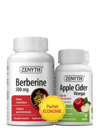 Berberine si Apple Cider - Pachet economic Zenyth