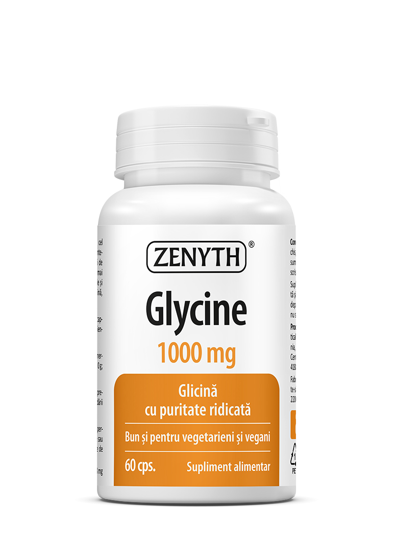 Glicina 1000 mg, 60 capsule