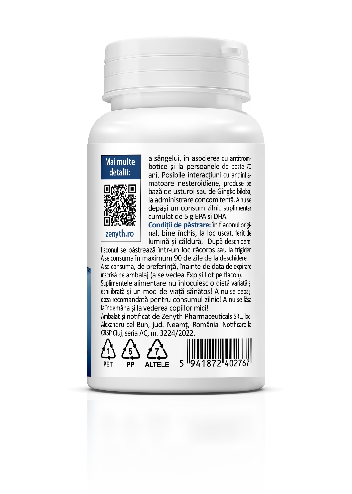 Omega 3 1000 mg, 30 capsule